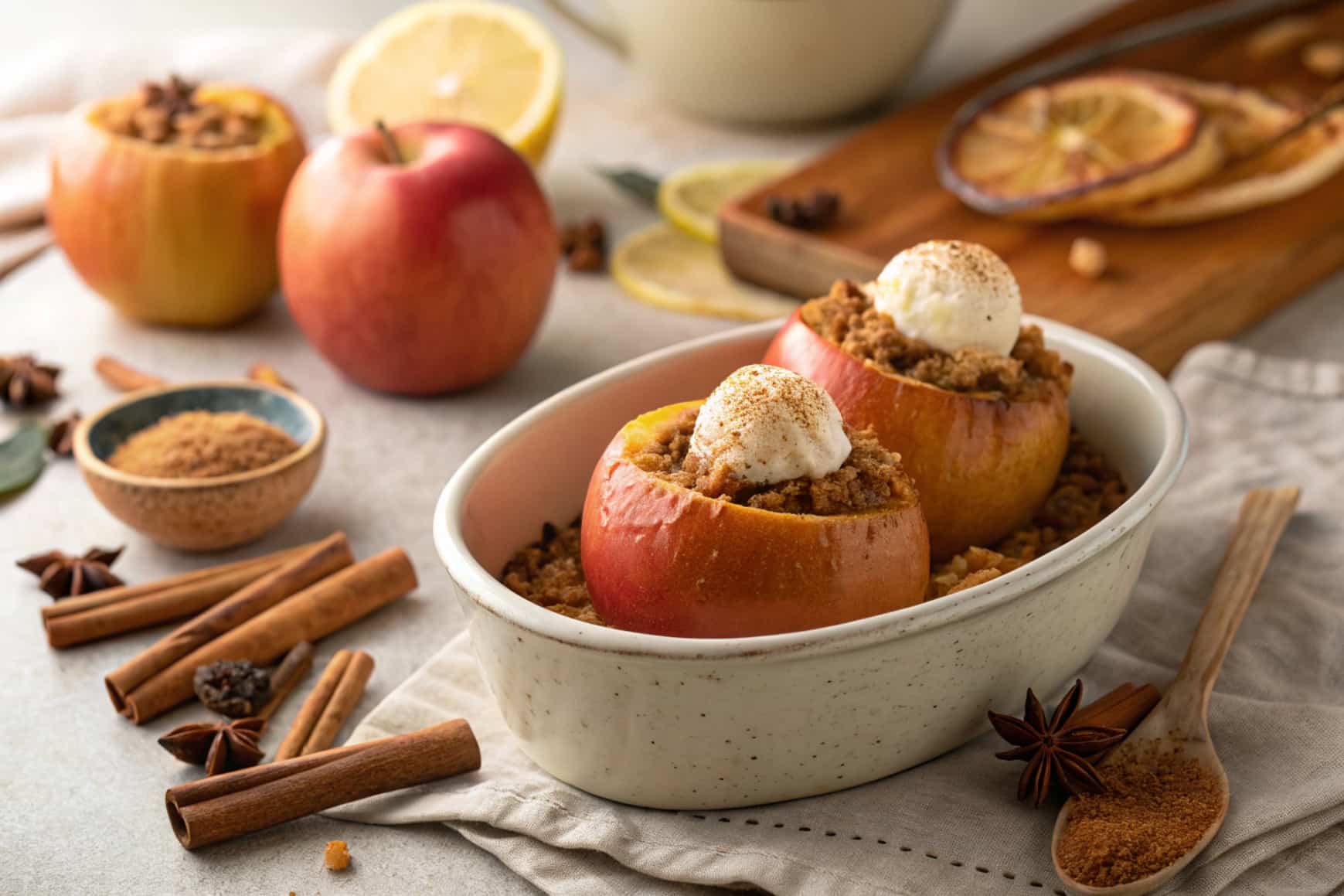 Apples Baked In Microwave