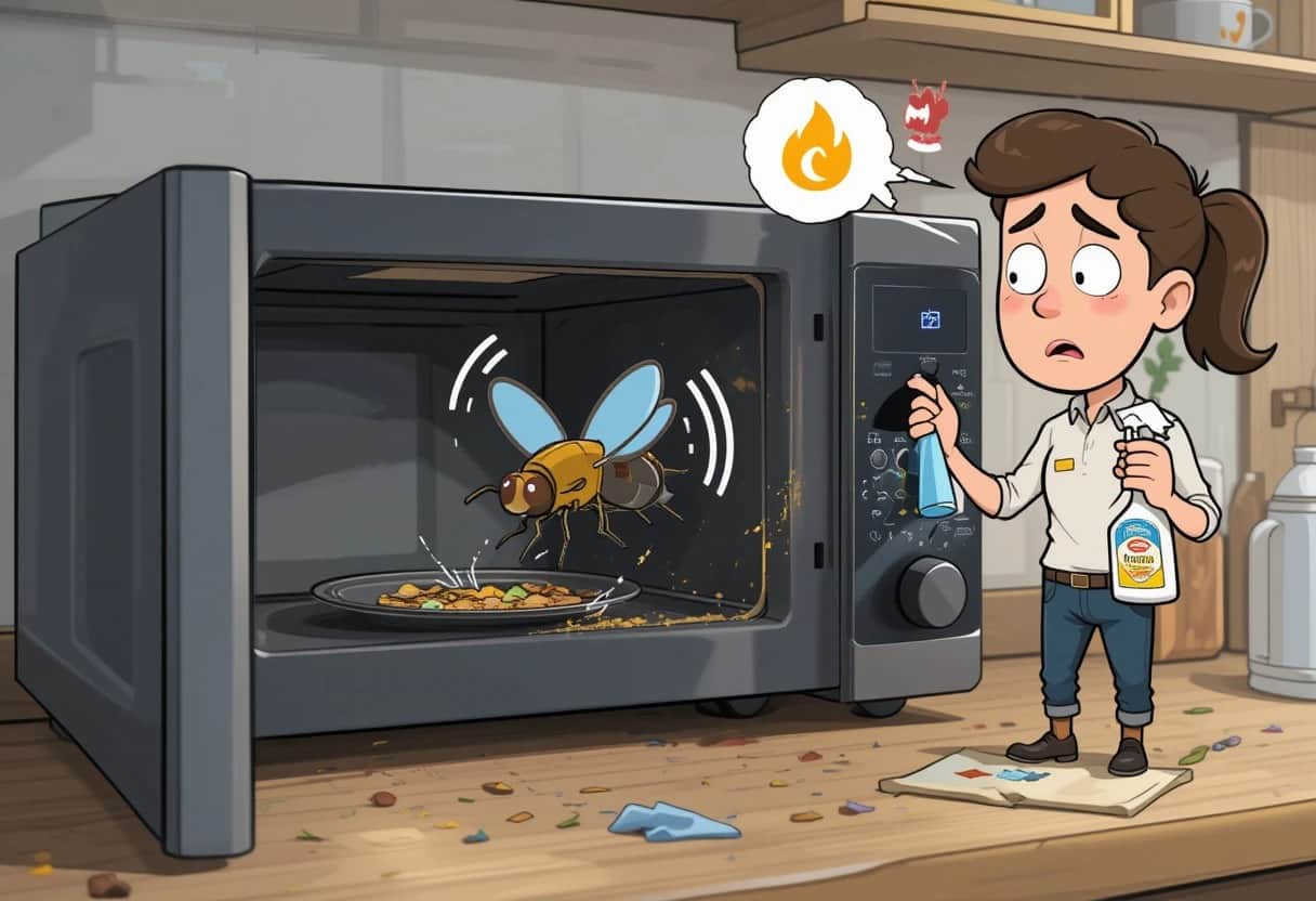 Loud Buzzing Noise In Microwave Fly Stuck Inside