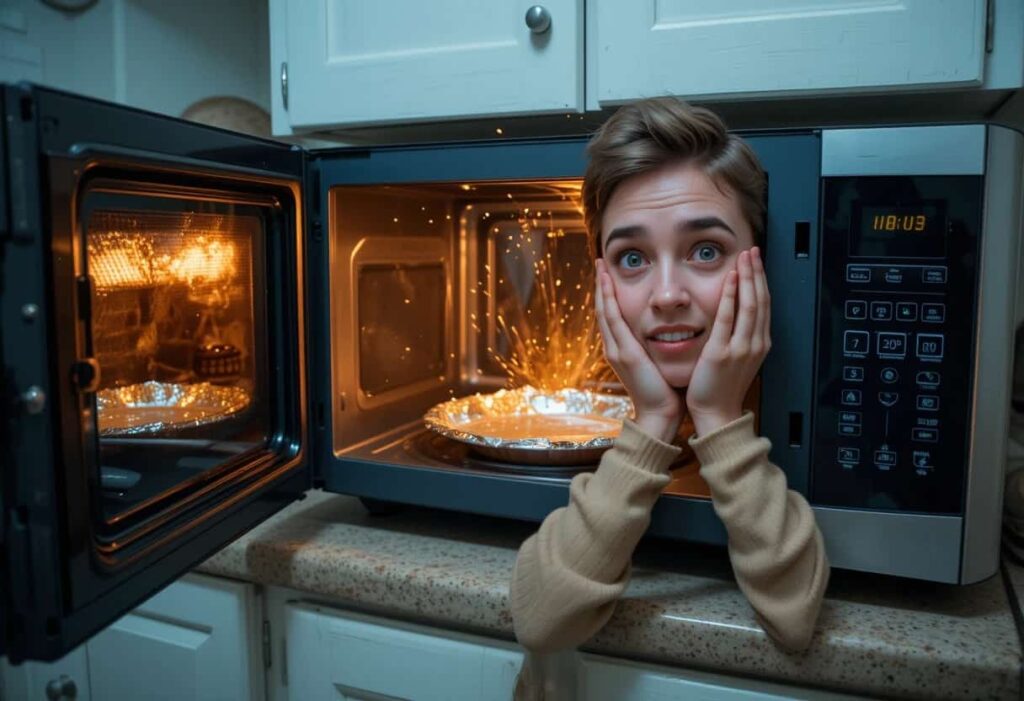 My Experience - What Went Wrong with Aluminium Foil in the Microwave
