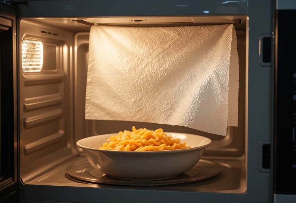 My First Experience with Paper Towels in the Microwave: