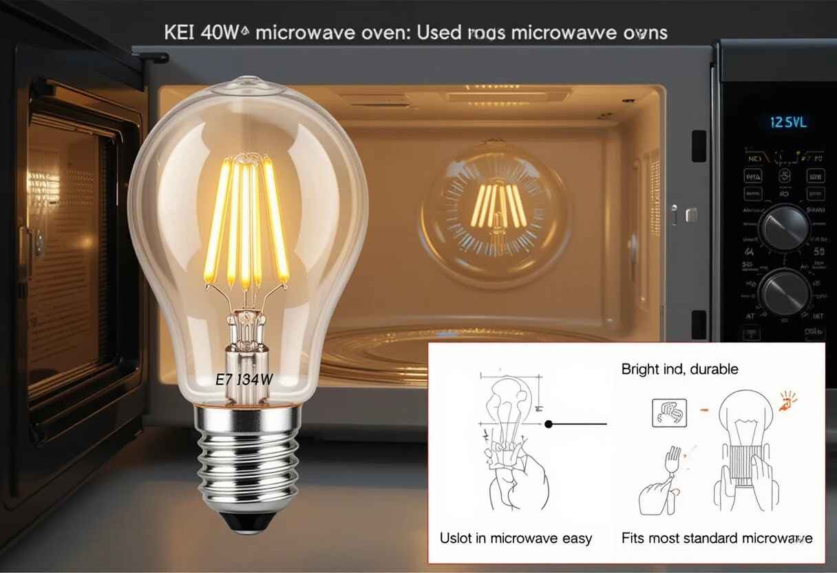 Kei 125v 40w Microwave Bulb