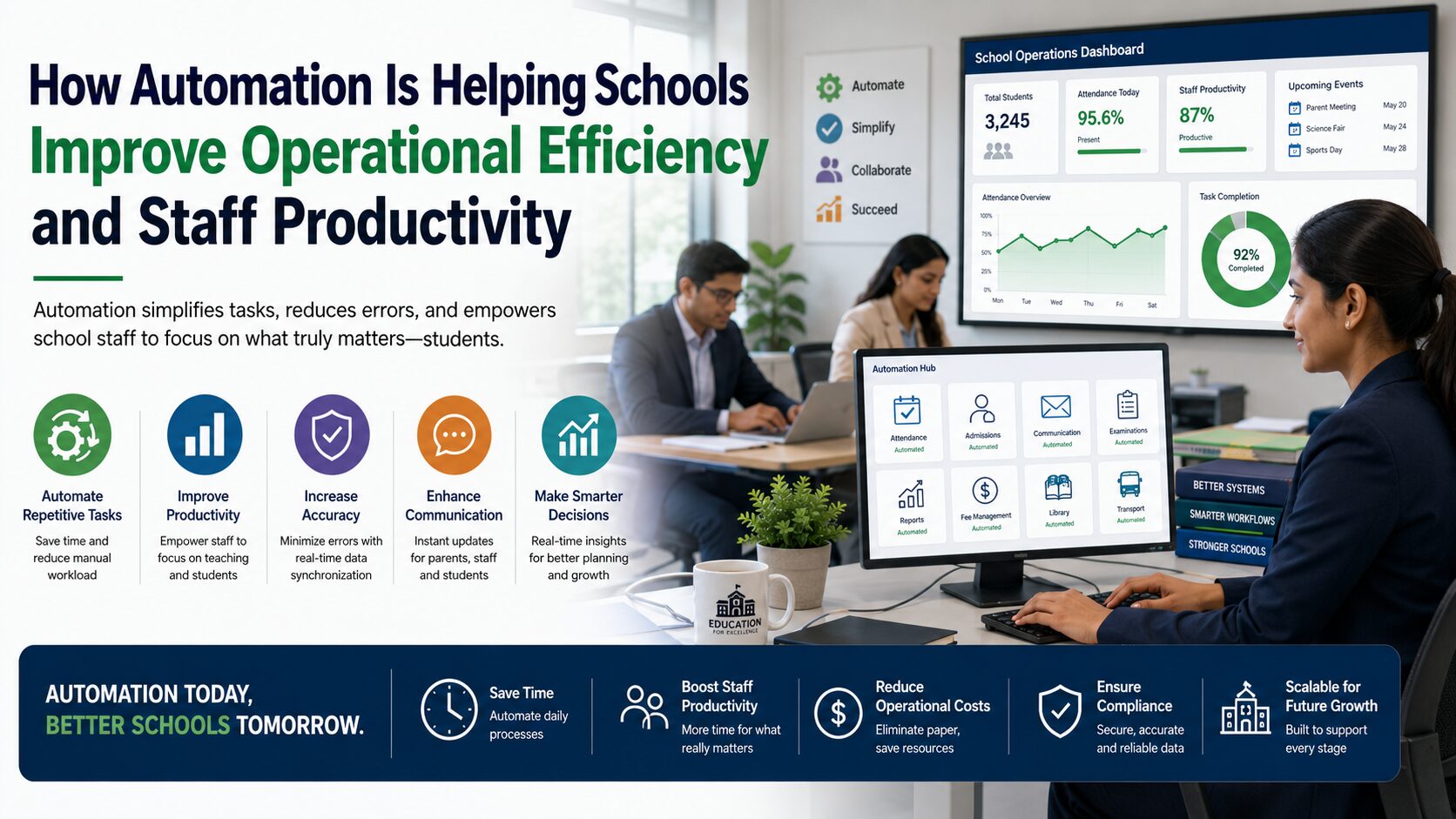 How Automation Is Helping Schools Improve Operational Efficiency and Staff Productivity